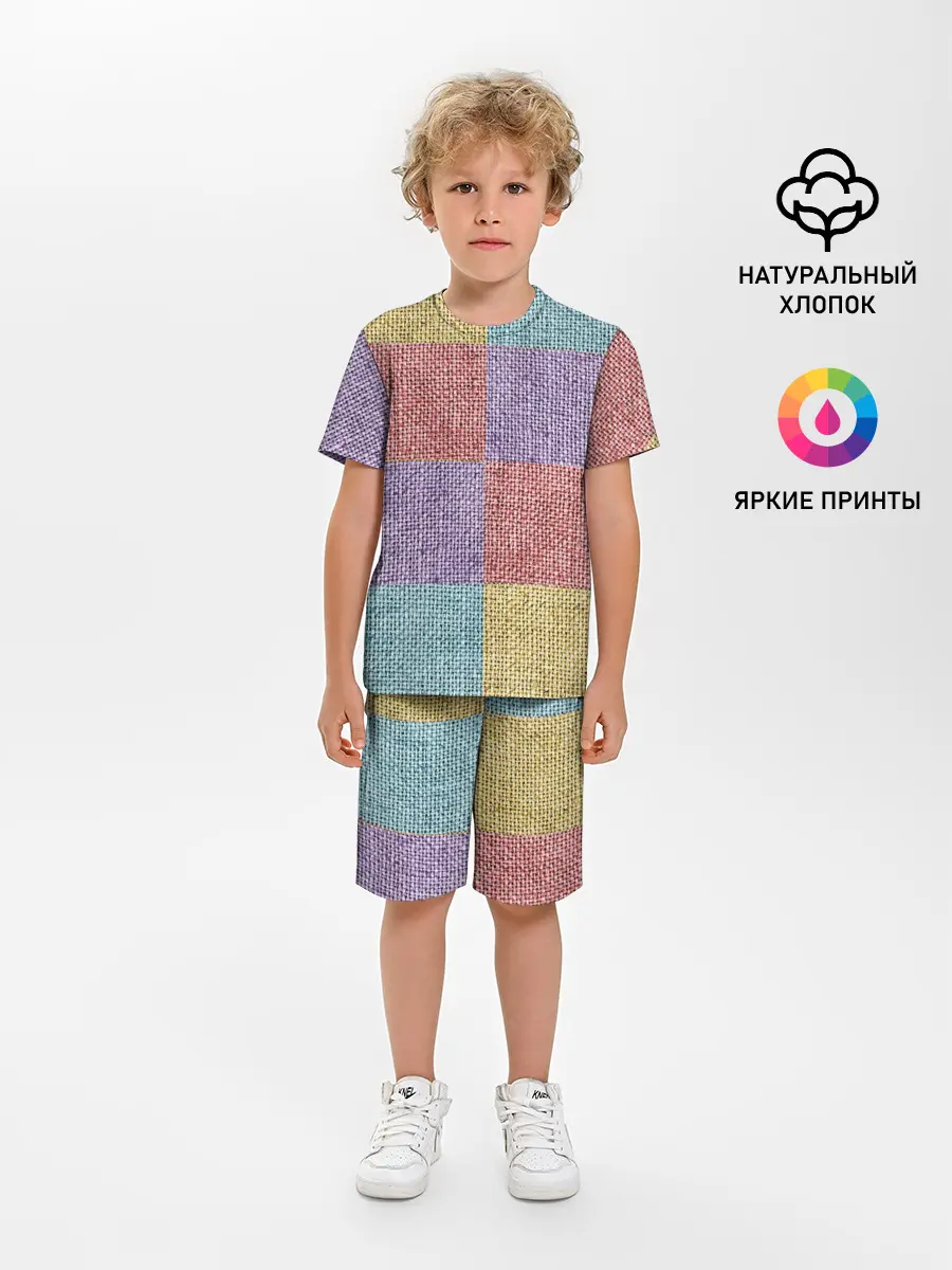 Детская пижама с шортами / Patchwork