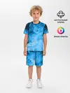 Детская пижама с шортами / ОГОНЬ BLUE