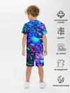 Детская пижама с шортами / PSY NEON