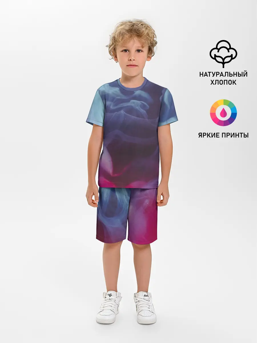 Детская пижама с шортами / Футболка Smoke