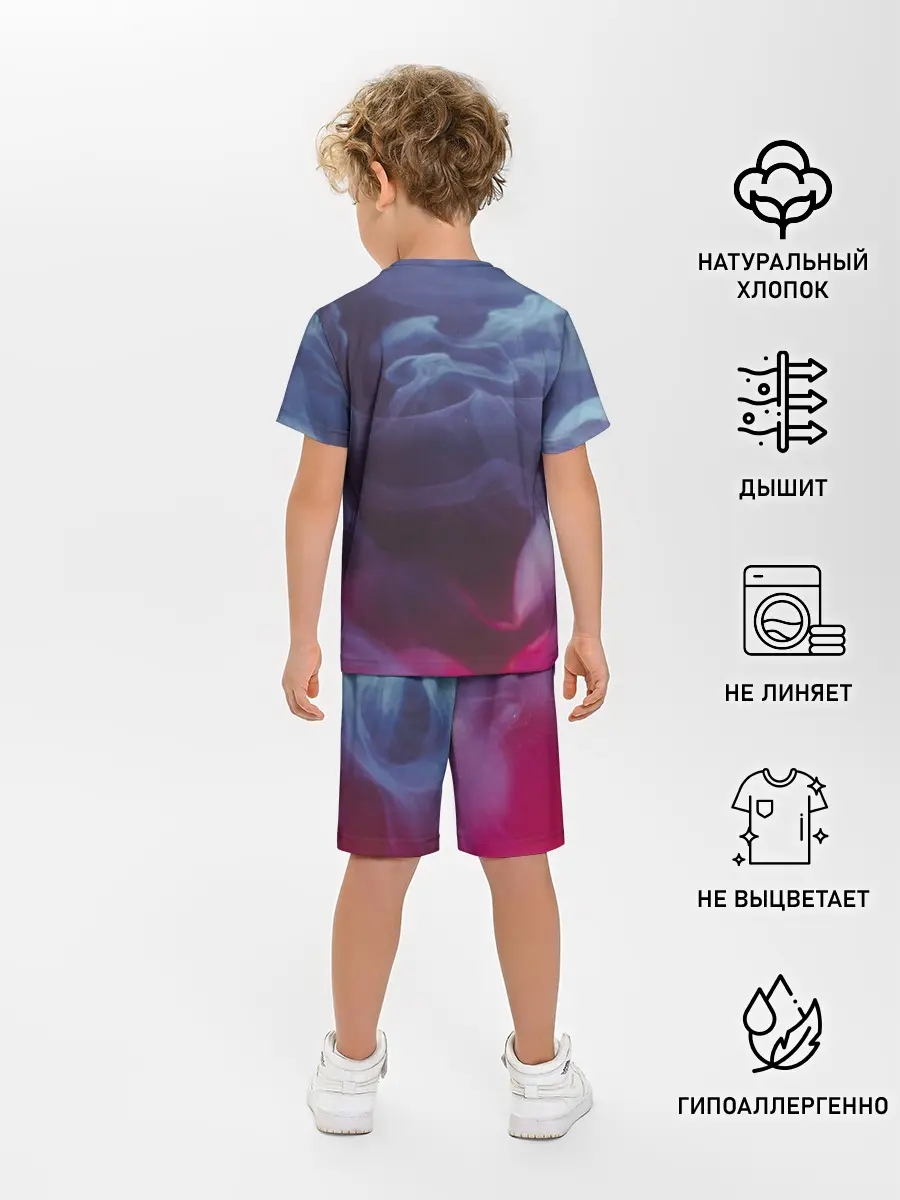 Детская пижама с шортами / Футболка Smoke