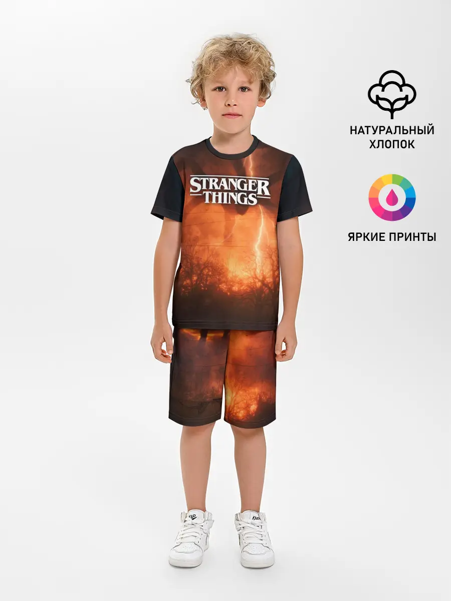 Детская пижама с шортами / STRANGER THINGS