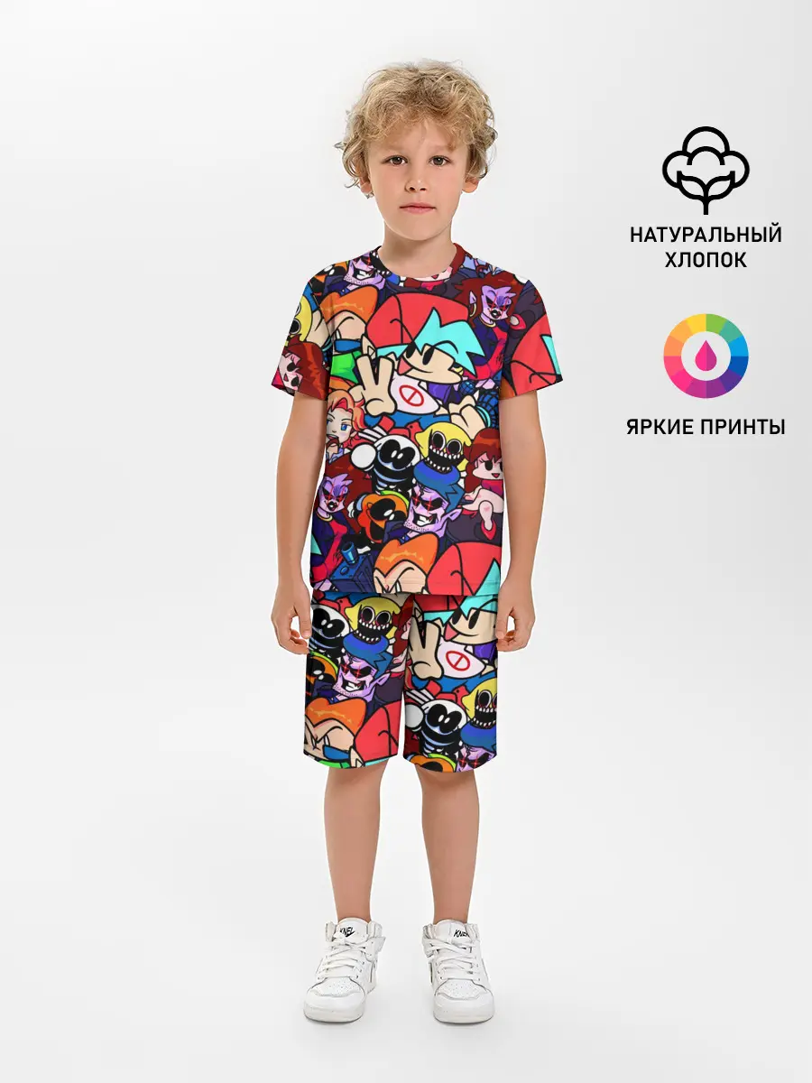 Детская пижама с шортами / Friday Night Funkin