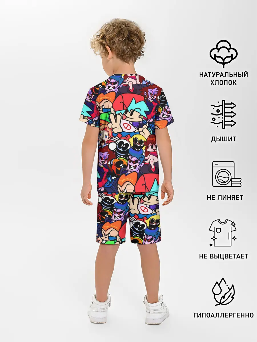 Детская пижама с шортами / Friday Night Funkin