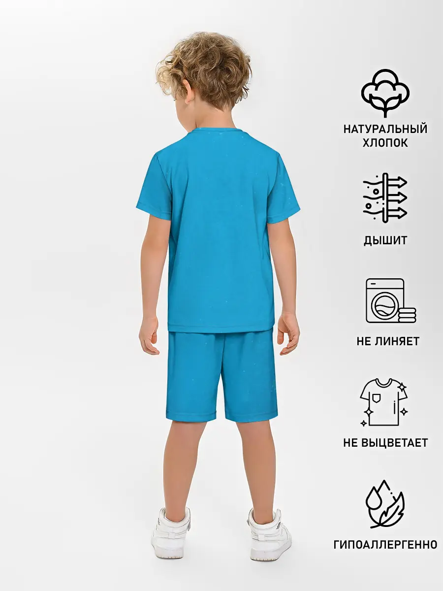 Детская пижама с шортами / Invader Poro Pix