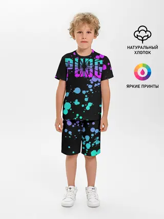 Детская пижама с шортами / PUBG