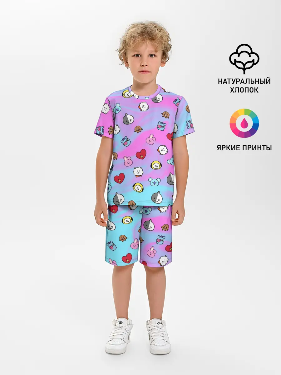 Детская пижама с шортами / BT21