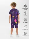 Детская пижама с шортами / Космический пейзаж
