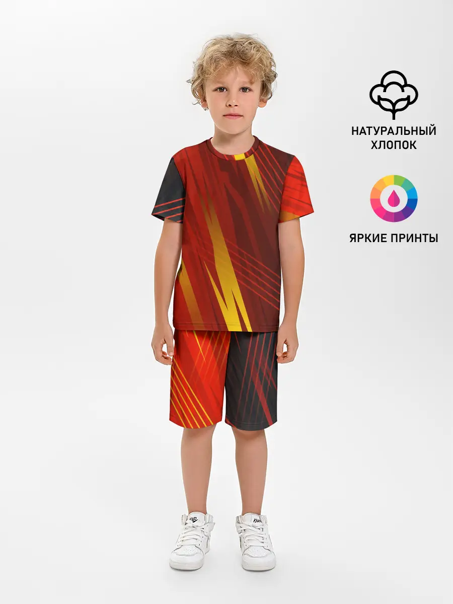 Детская пижама с шортами / Red sport style