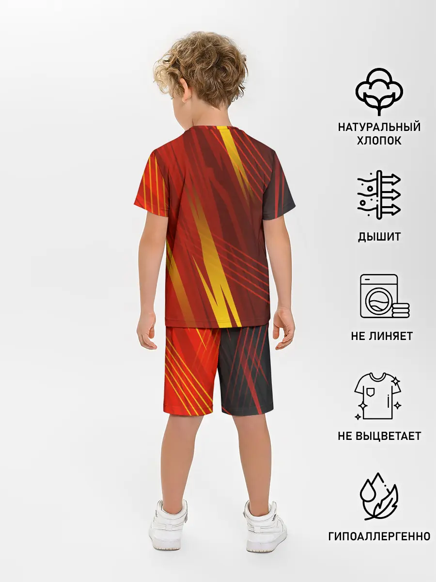 Детская пижама с шортами / Red sport style