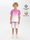 Детская пижама с шортами / Паттерн розовый джоджо