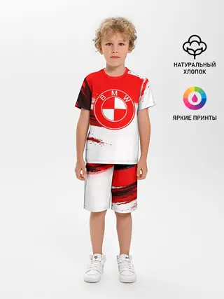 Детская пижама с шортами / bmw uniform