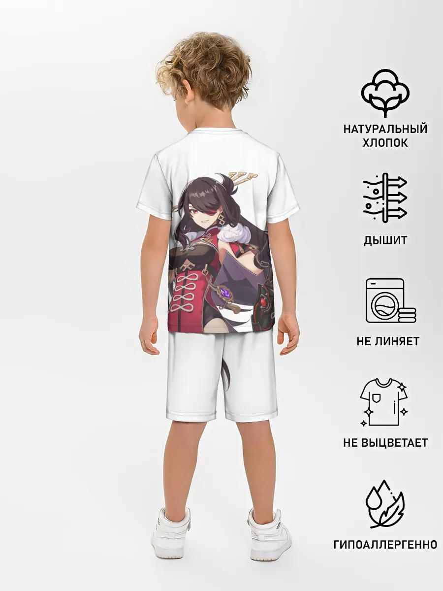 Детская пижама с шортами / БЕЙ ДОУ | ГЕНШИН