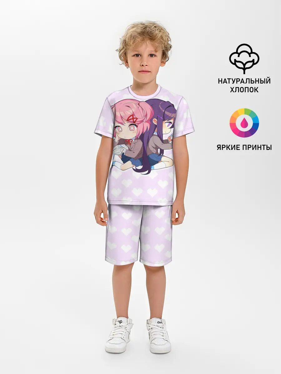 Детская пижама с шортами / Chibi Natsuki and Yuri