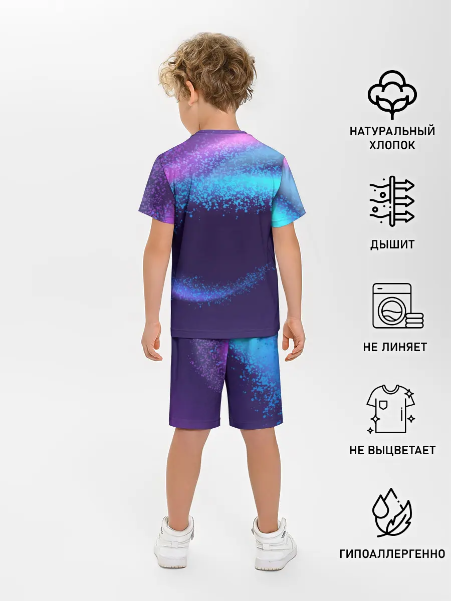 Детская пижама с шортами / Стильная сова