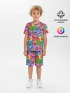 Детская пижама с шортами / Pop art