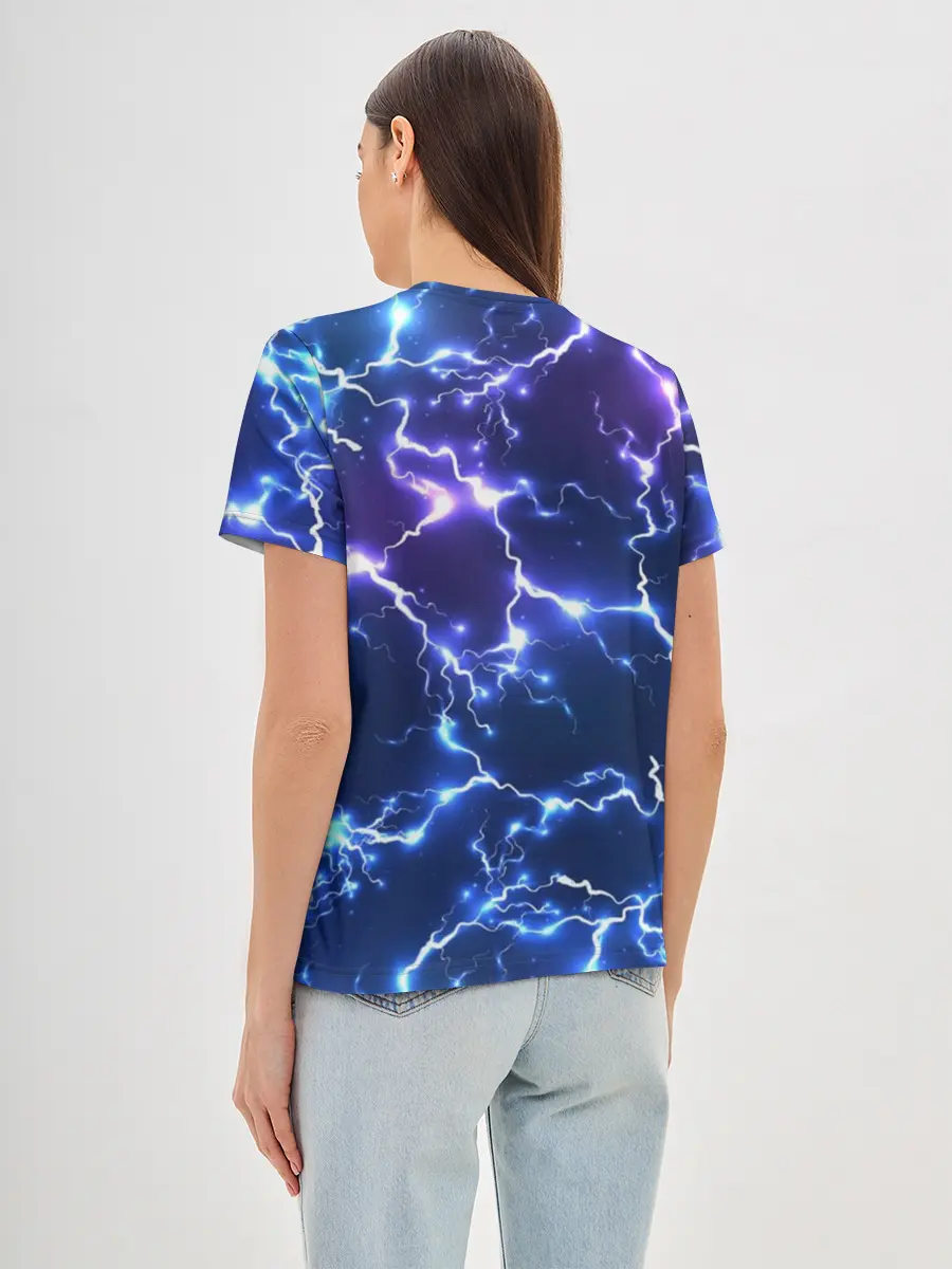 Женская базовая футболка / Молнии | Flash