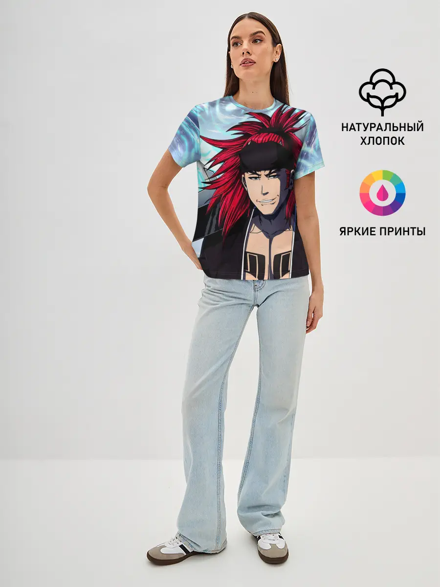 Женская базовая футболка / Рэндзи Абараи Блич