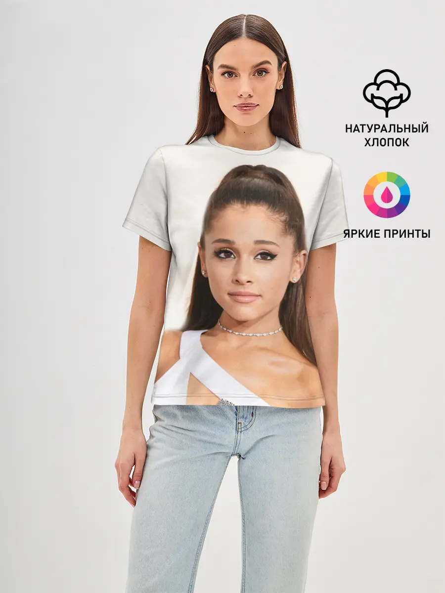 Женская базовая футболка / Ariana Grande