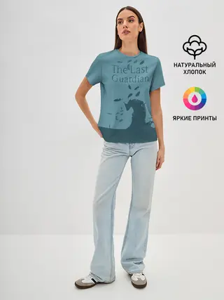 Женская базовая футболка / the last guardian