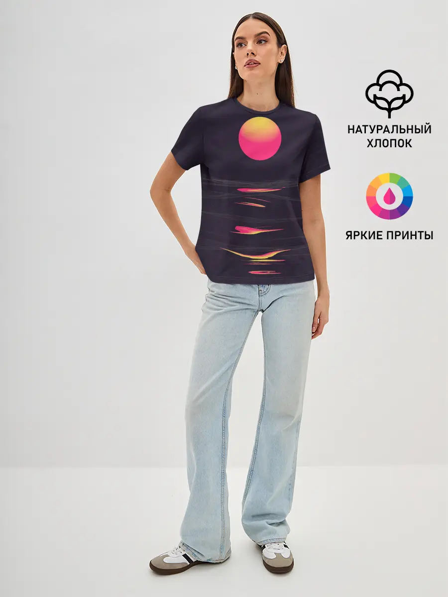 Женская базовая футболка / Абстракция