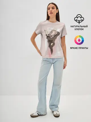 Женская базовая футболка / Дазай и Чуя