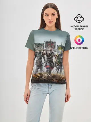 Женская базовая футболка / For Honor
