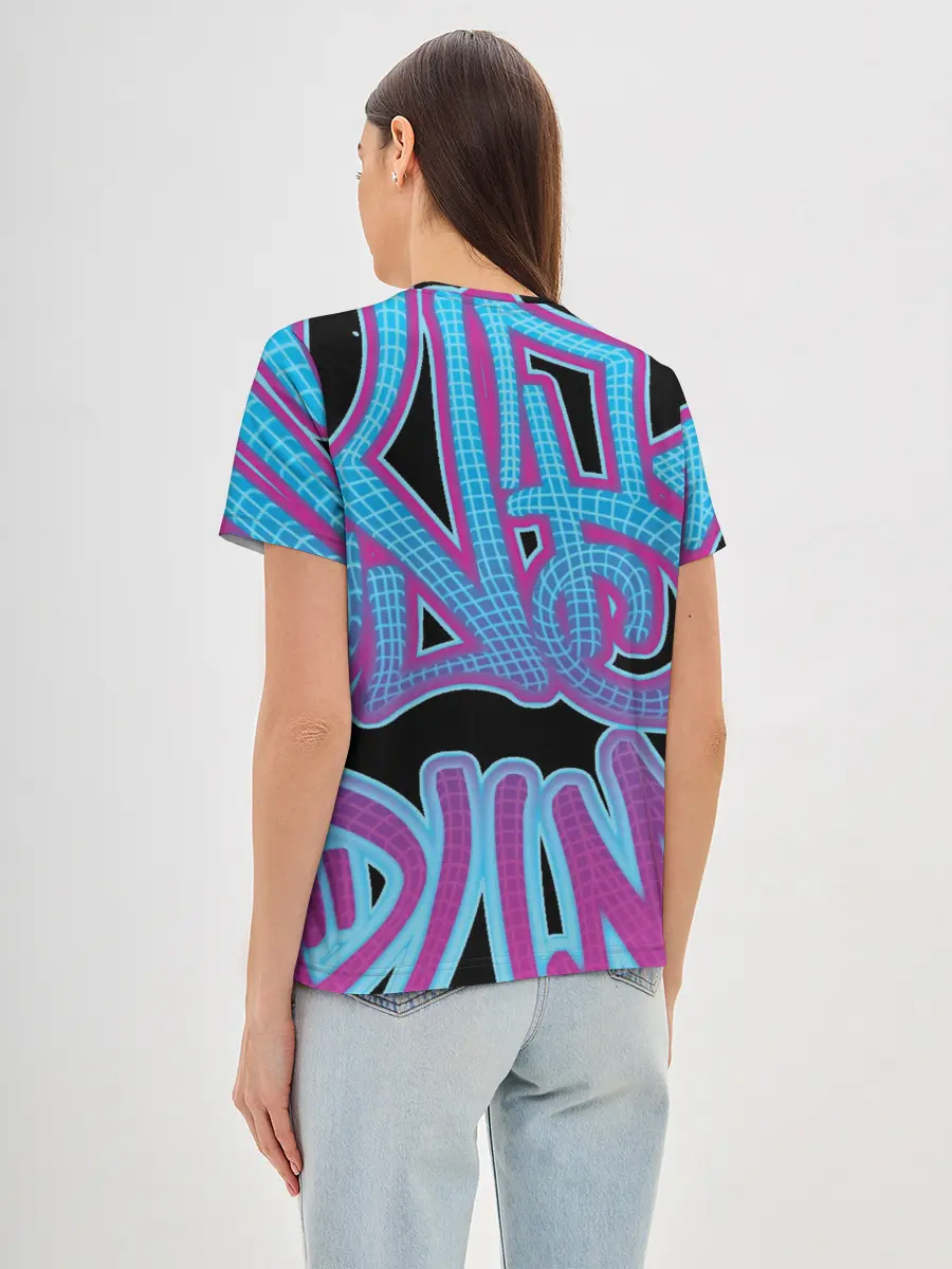 Женская базовая футболка / Cuber skelet