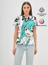Женская базовая футболка / Hatsune Miku