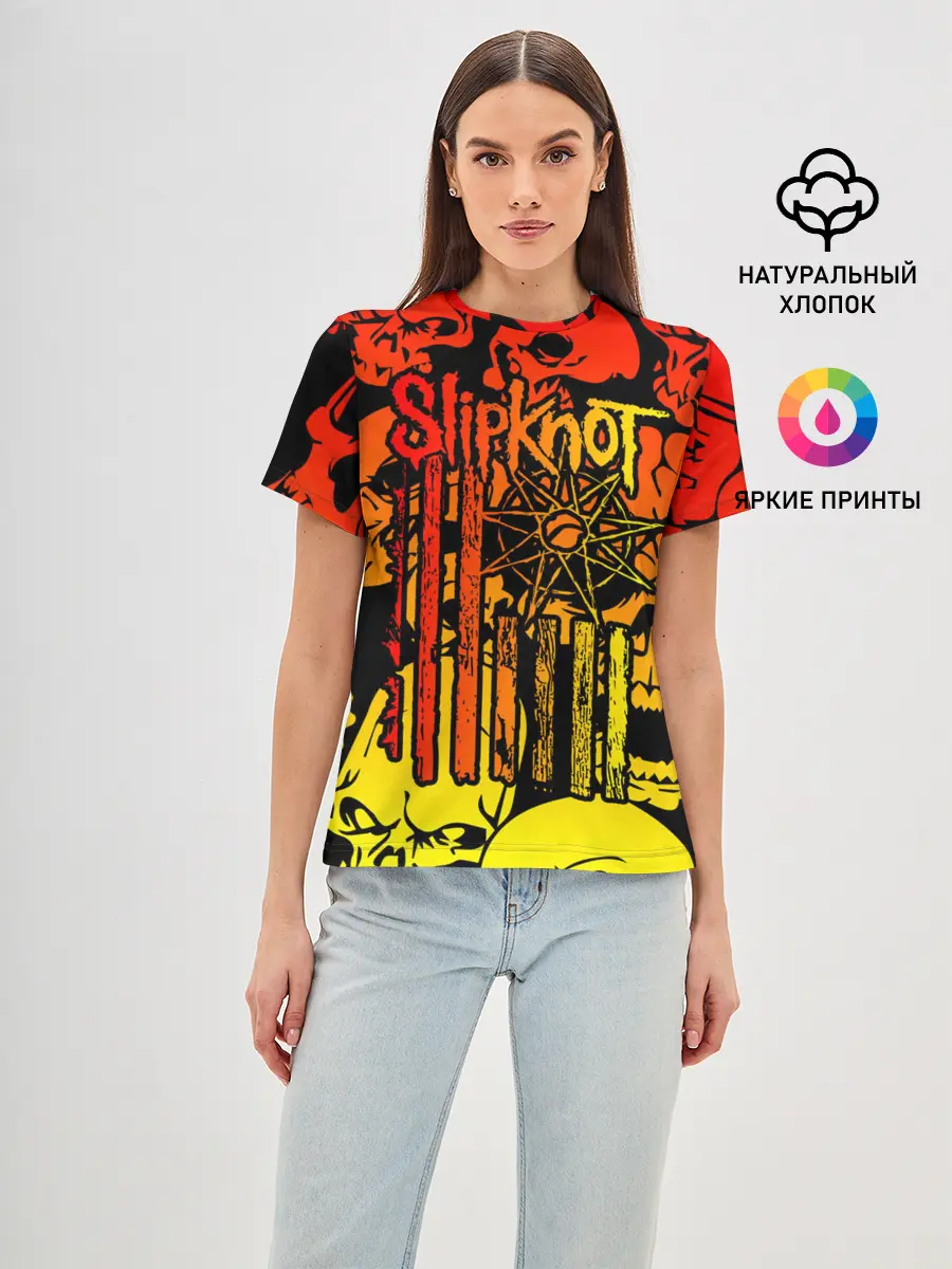 Женская базовая футболка / Slipknot