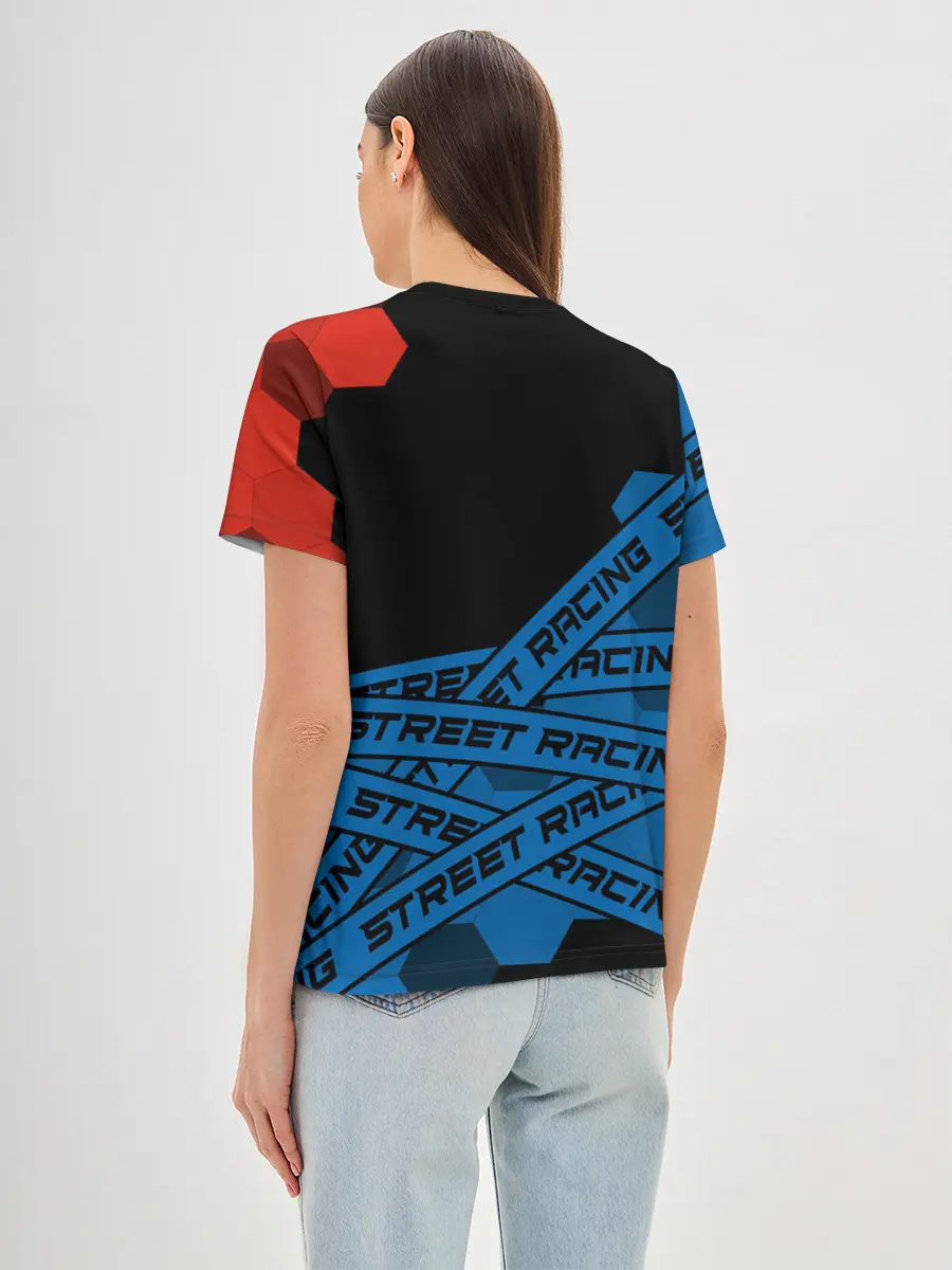 Женская базовая футболка / BMW - Racing