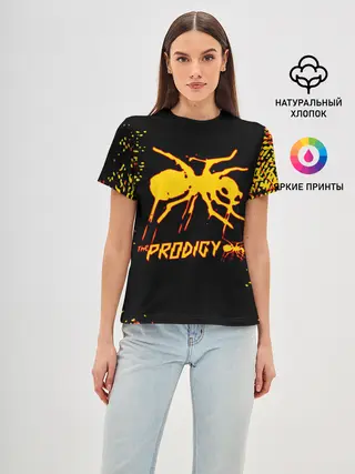 Женская базовая футболка / The Prodigy | логотип