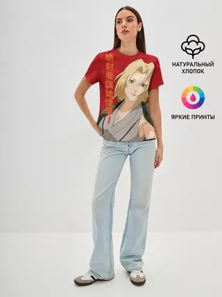 Женская базовая футболка / Цунаде