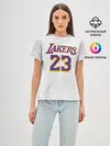 Женская базовая футболка / James 18-19 third LA Lakers