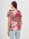 Женская базовая футболка / Акварель, розы