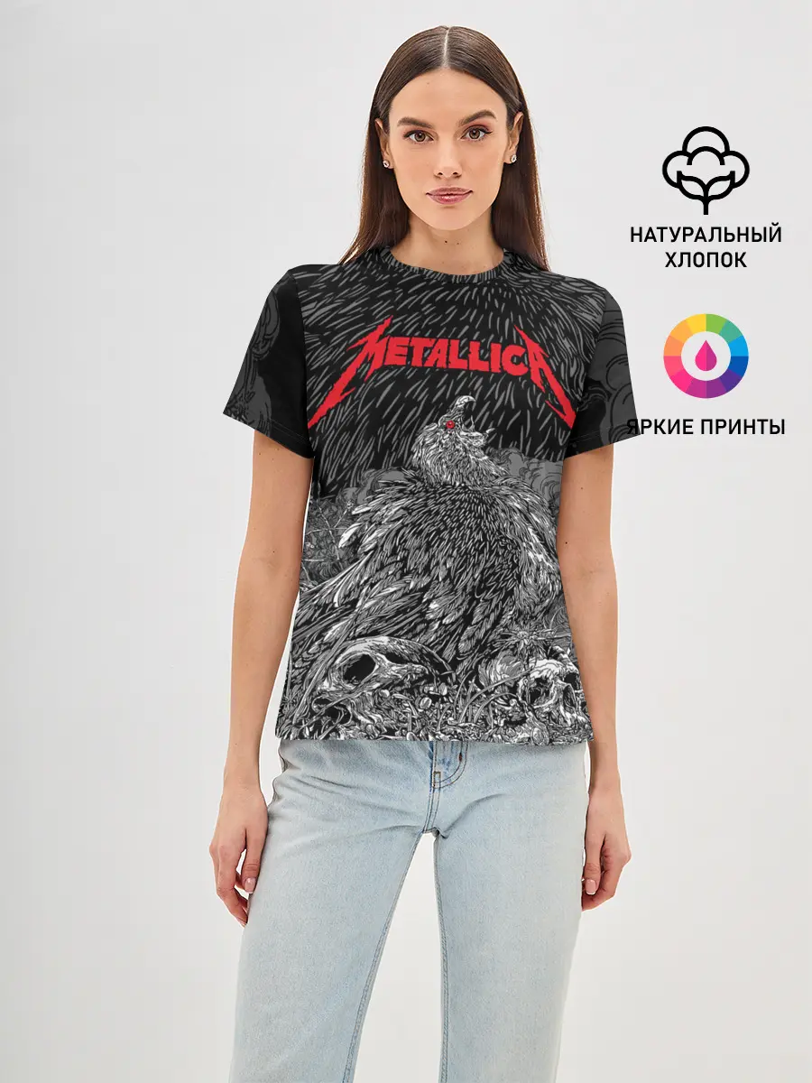 Женская базовая футболка / Metallica