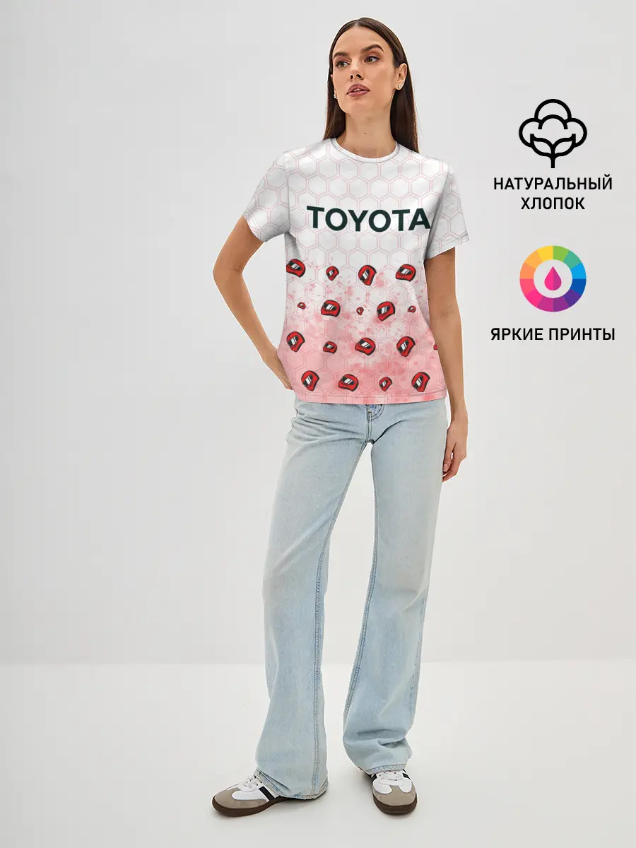 Женская базовая футболка / Тойота - Racing