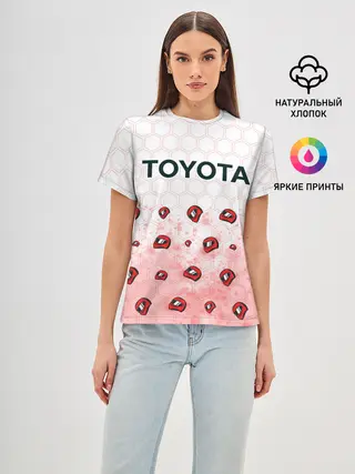 Женская базовая футболка / Тойота - Racing