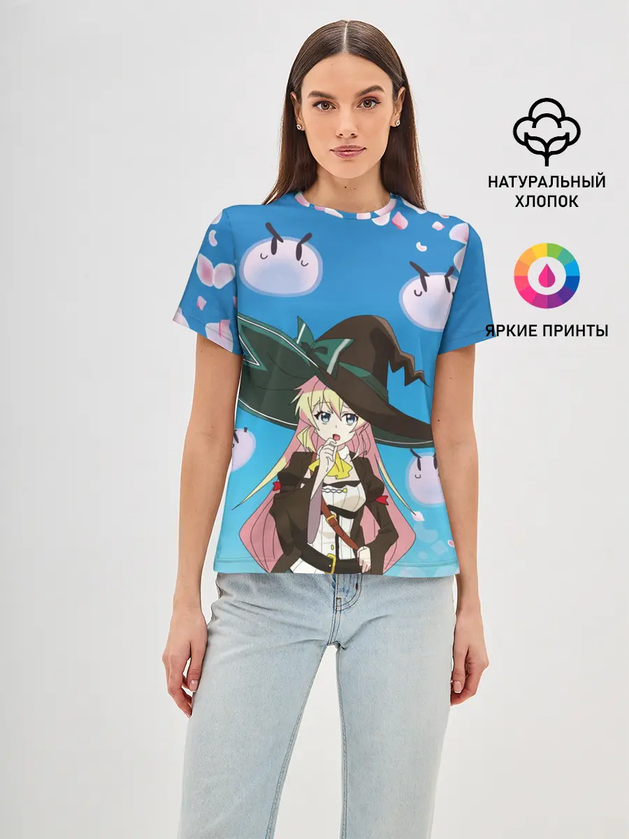 Женская базовая футболка / Azusa Aizawa