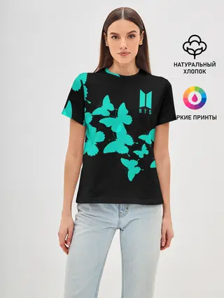 Женская базовая футболка / BTS
