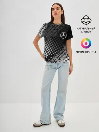 Женская базовая футболка / Mercedes-Benz