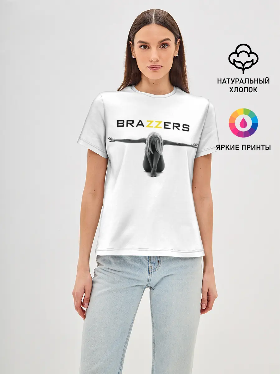 Женская базовая футболка / BRAZZERS