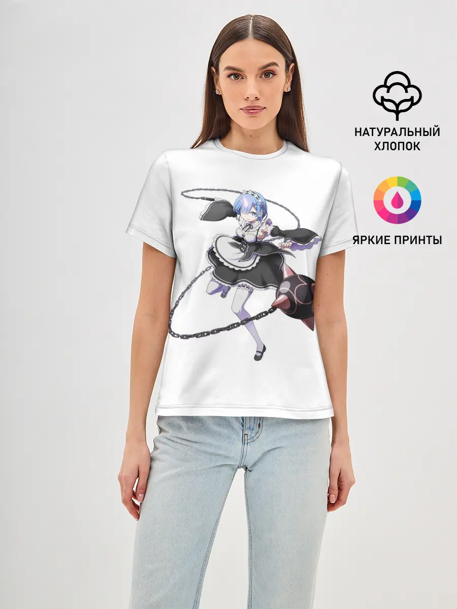 Женская базовая футболка / Re:Zero