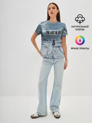 Женская базовая футболка / Элли в деревне