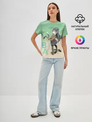 Женская базовая футболка / Bunny a Girl