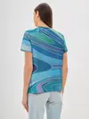 Женская базовая футболка / Морская волна