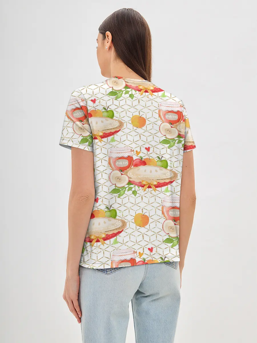 Женская базовая футболка / Яблочный пирог