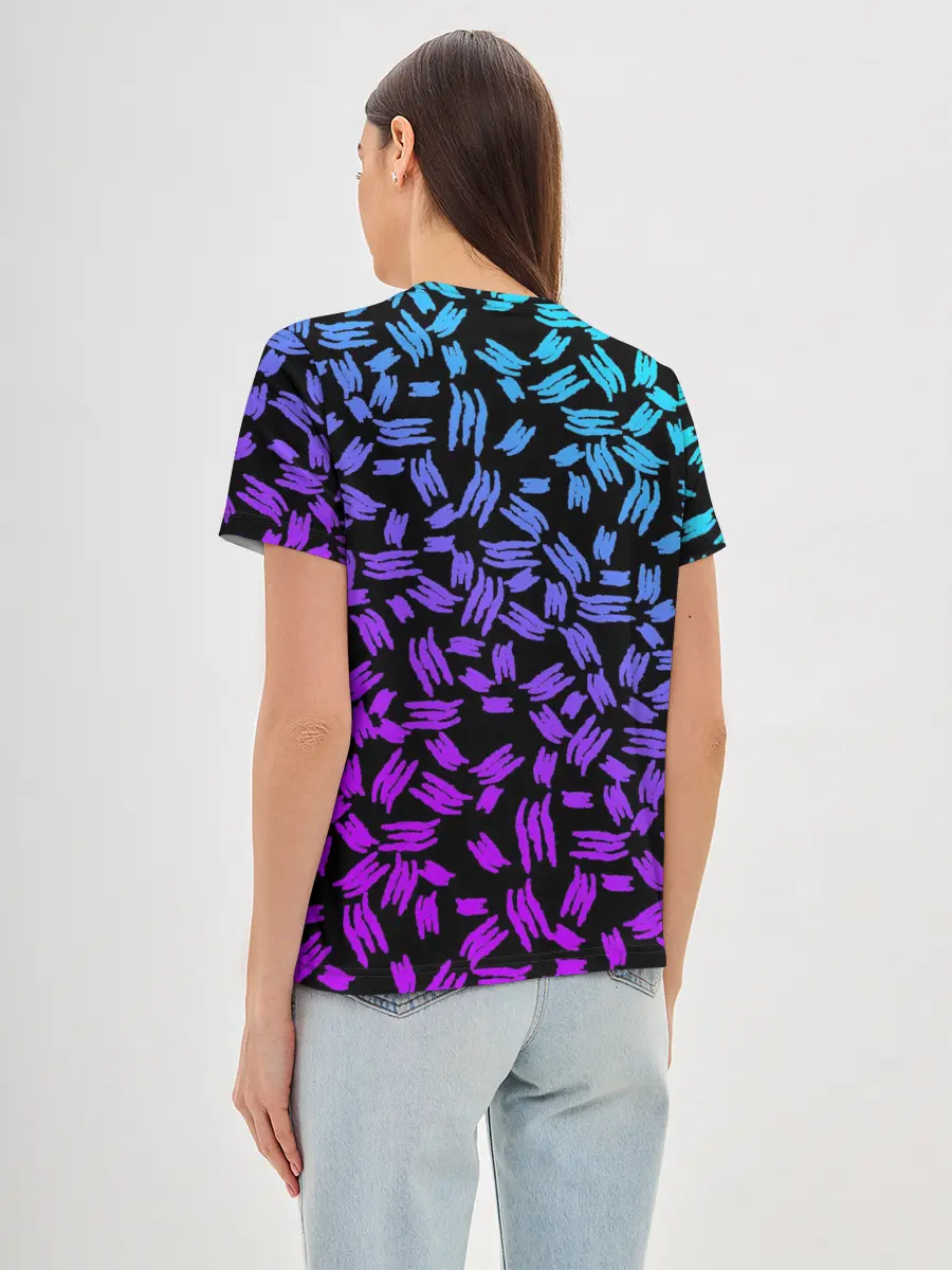 Женская базовая футболка / PATTERN MONSTER ENERGY