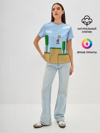 Женская базовая футболка / Mario