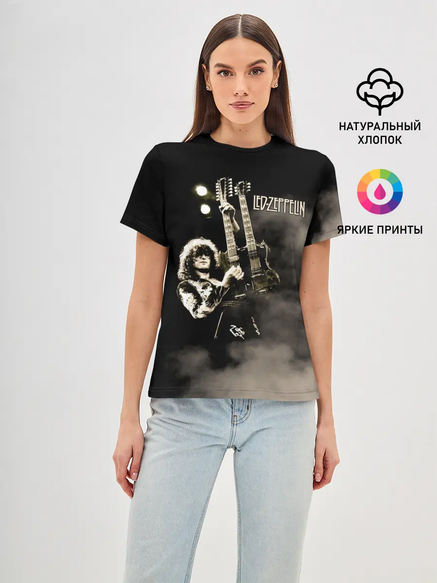 Женская базовая футболка / Led Zeppelin
